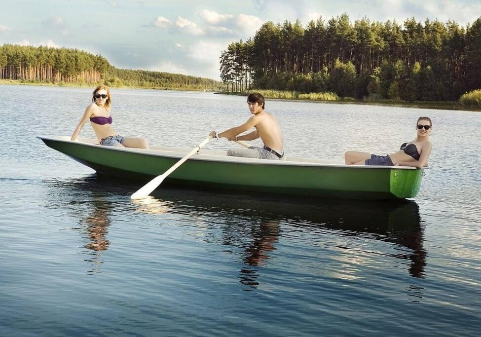 Bungalow Direkt Am See, Mit Eigenem Boot Roding Kültér fotó