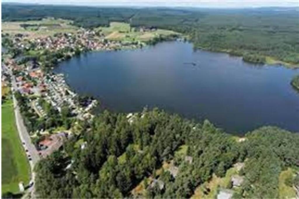 Bungalow Direkt Am See, Mit Eigenem Boot Roding Kültér fotó